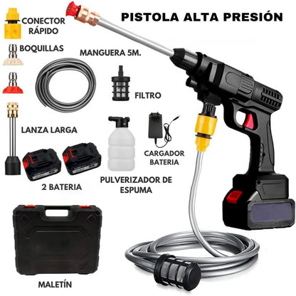 Pistola Power PRO™ - Pistola de Alta Presión para Limpieza