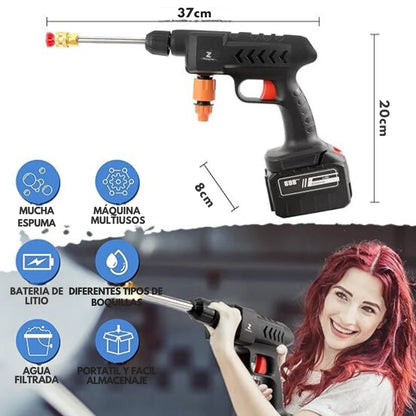 Pistola Power PRO™ - Pistola de Alta Presión para Limpieza