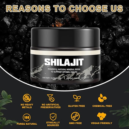 Resina orgánica pura del Himalaya SHILAJIT 100g - additional image 1