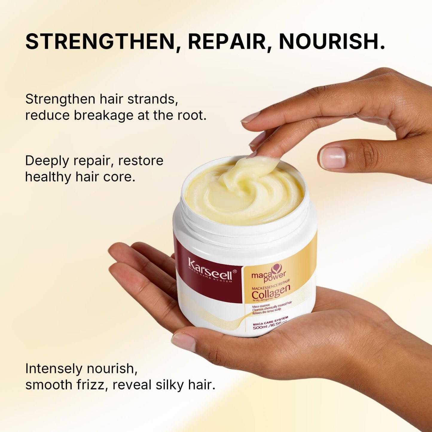 Karseel Maca Essence Mascarilla Capilar Con Colágeno